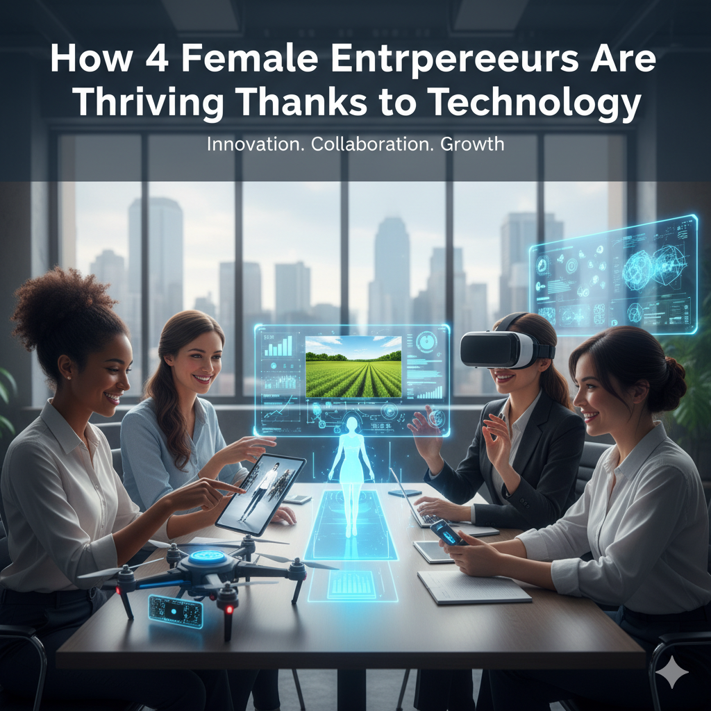 How 4 Female Entrepreneurs Are Thriving Thanks to Technology