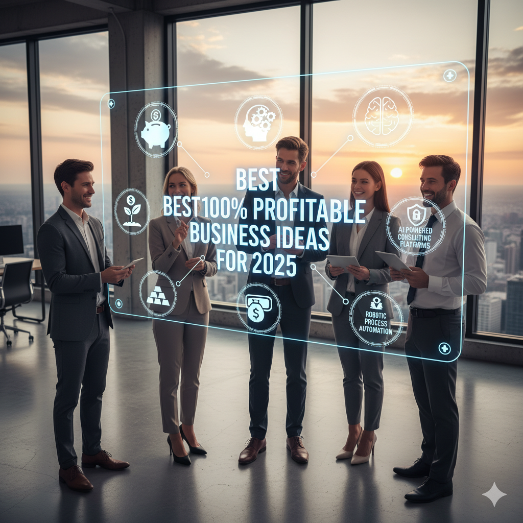 best 100% profitable business ideas for 2025