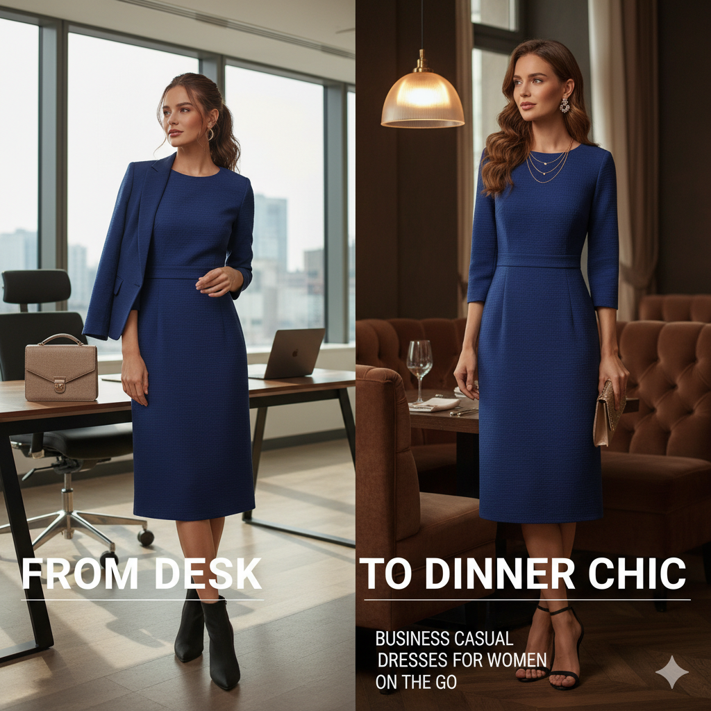 from-desk-to-dinner-chic-business-casual-dresses-for-women-on-the-go/